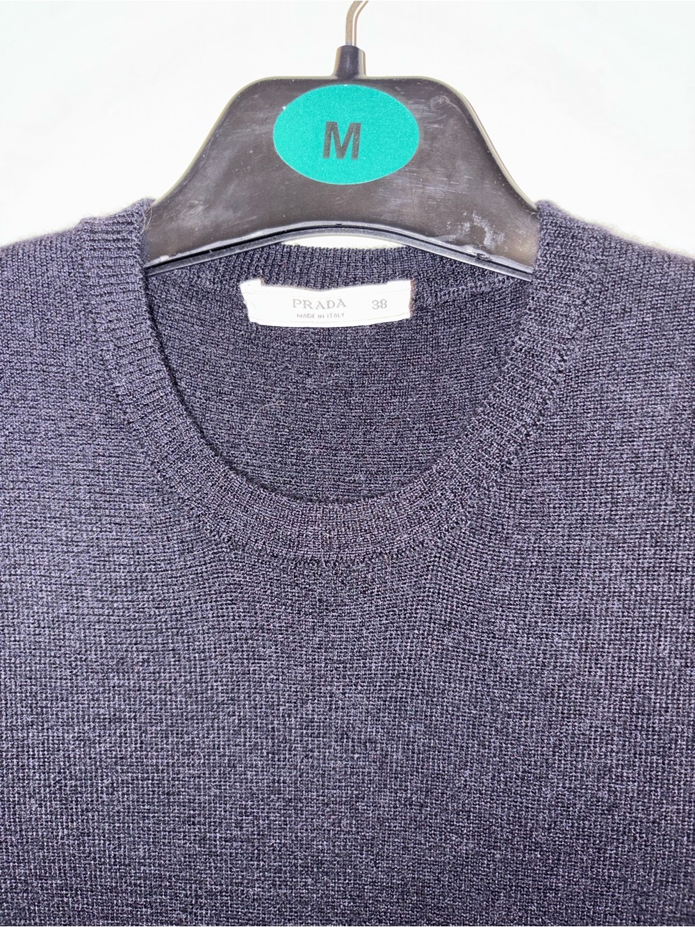 Women’s Prada Black Cashmere Sweater Vest Size Small - Picture 2 of 4